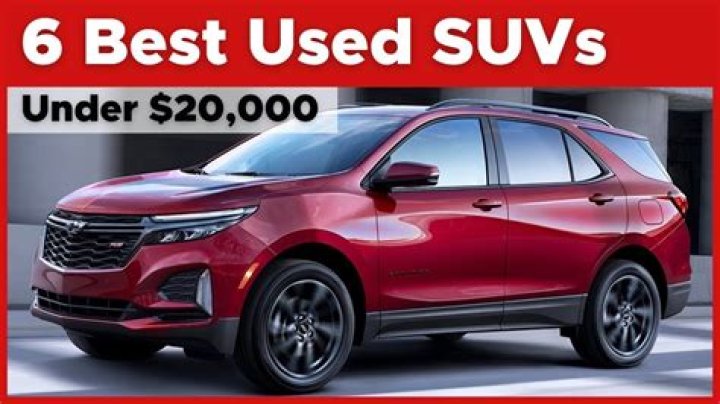 New suv under 20000 - How To Discuss