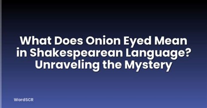 Onion Eyed - How To Discuss